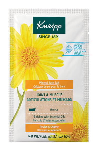 Mineral Bath Salt, Joint & Muscle Arnica 2.1oz
