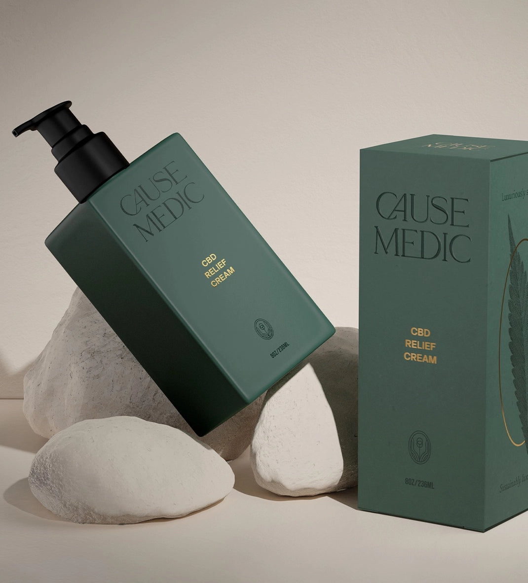 Cause + Medic Pain Relief Cream 8oz