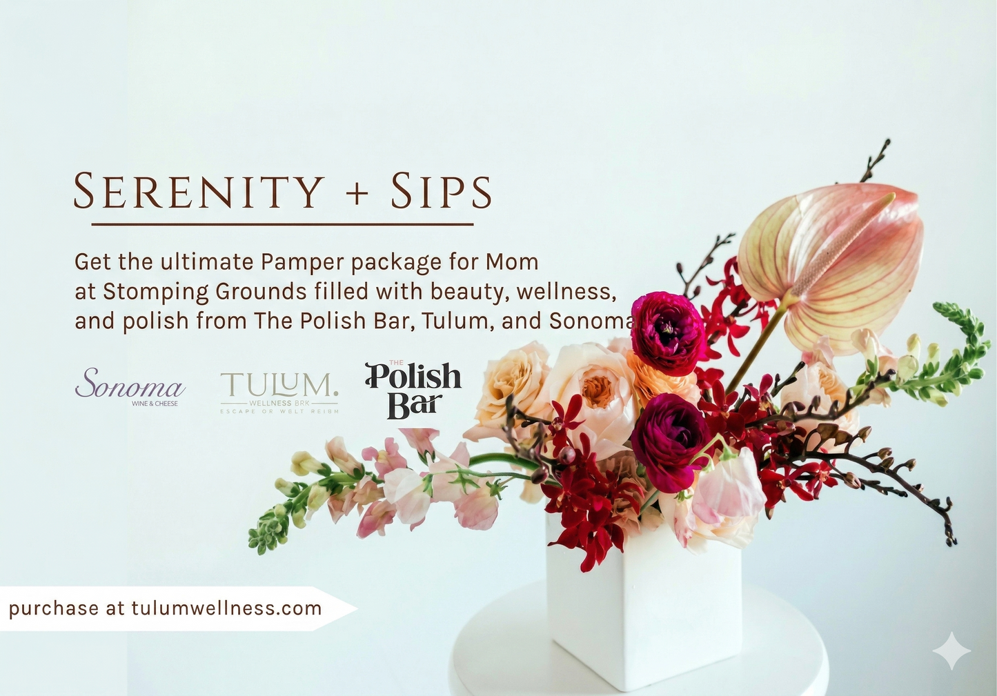 Serenity + Sips Mother's Day Package