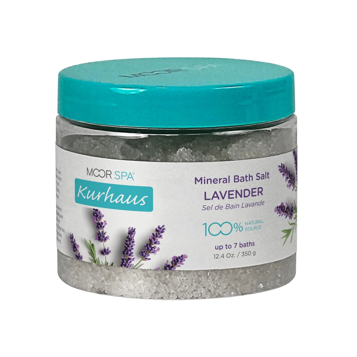 Kurhaus Mineral Bath Salt Lavender 12.4 oz