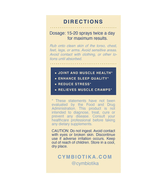 Cymbiotika Topical Magnesium Oil Spray