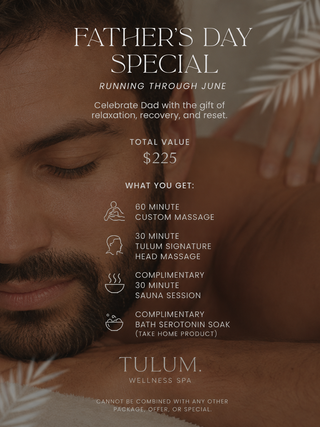 Father’s Day Wellness Special – Ultimate Relaxation & Recovery Package