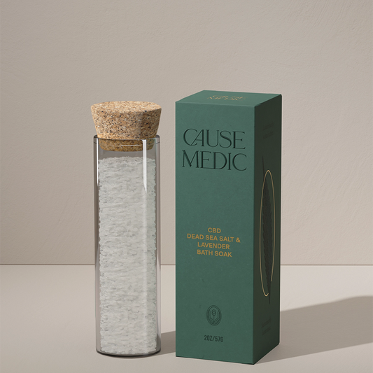 CBD Dead Sea Salt & Lavender Bath Soak