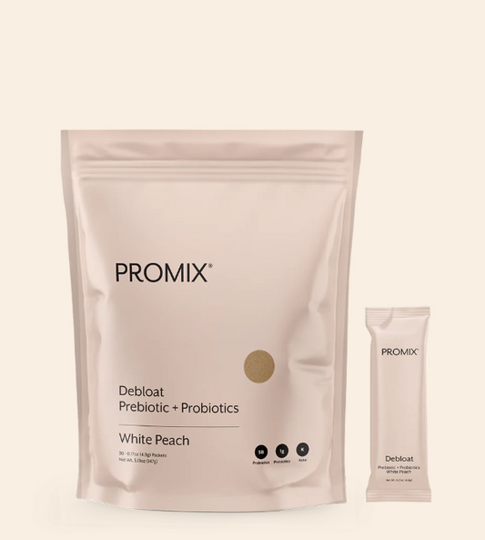 White Peach Debloat: Prebiotic + Probiotic