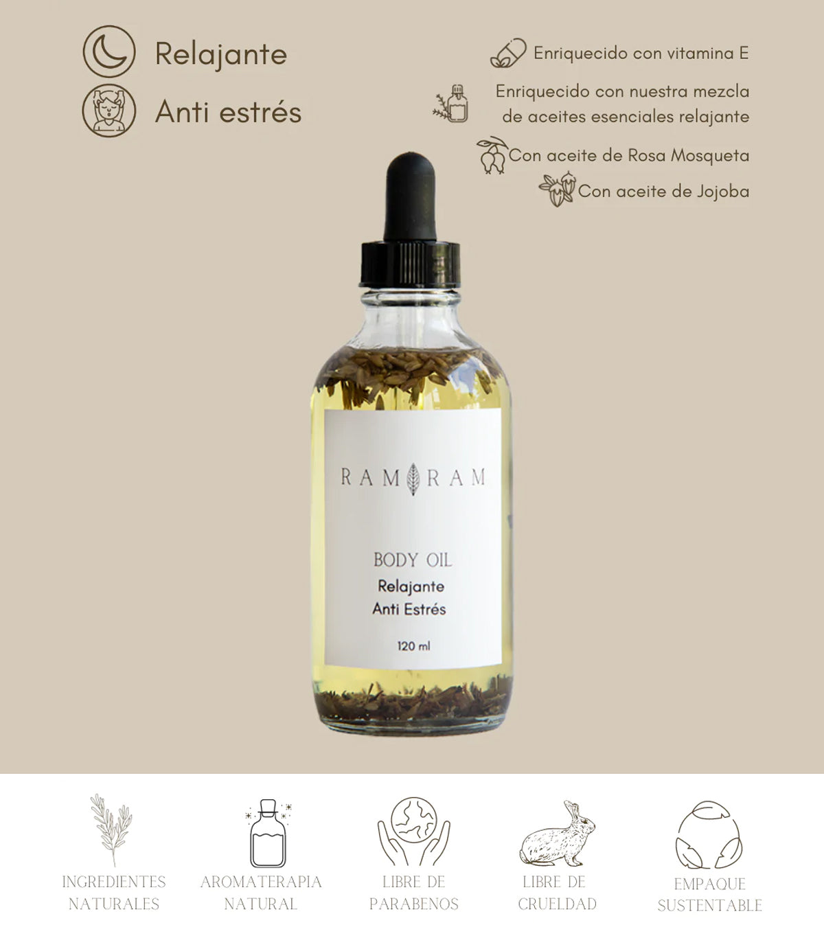 Relaxing body oil