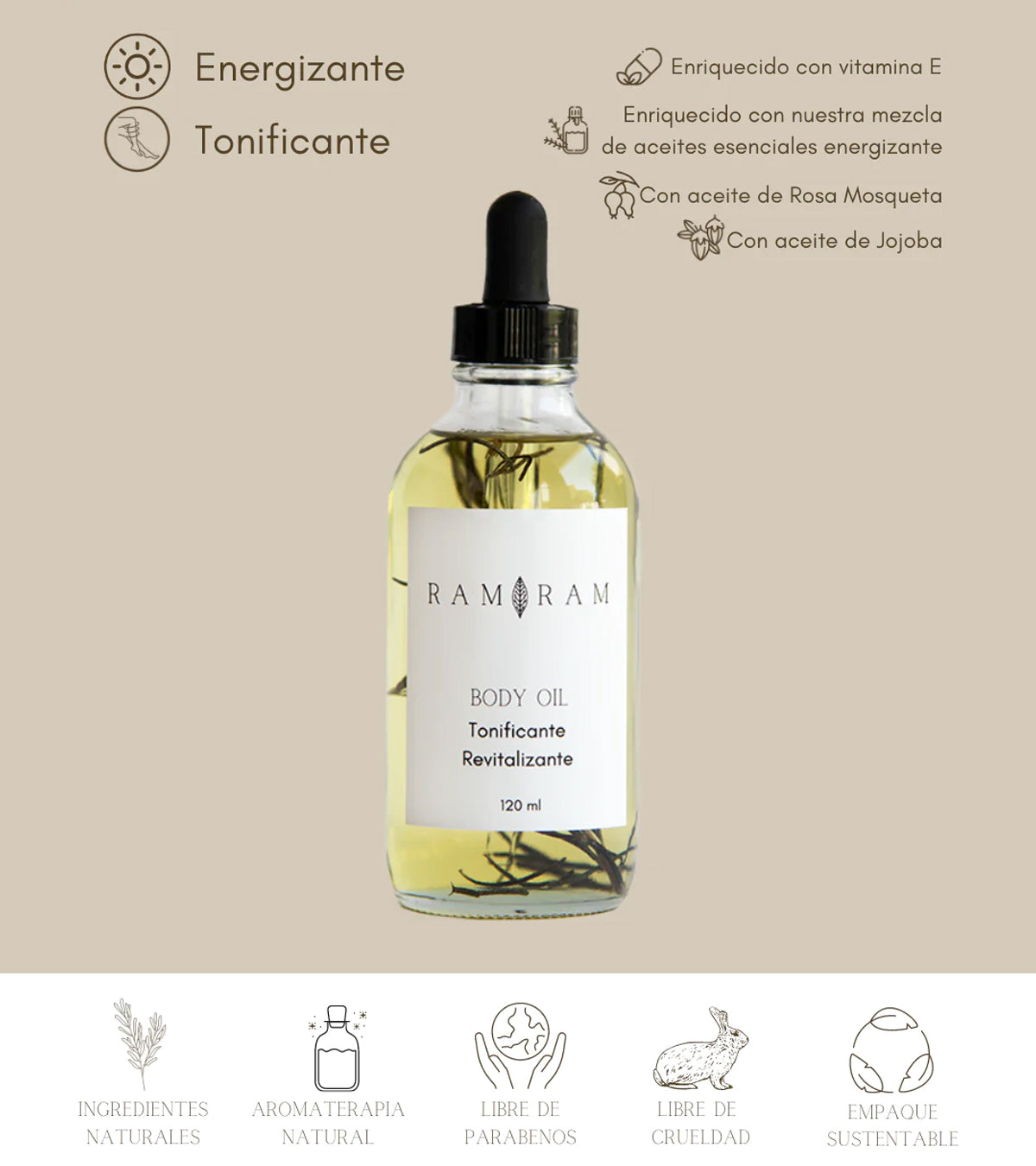 Revitalizing body oil