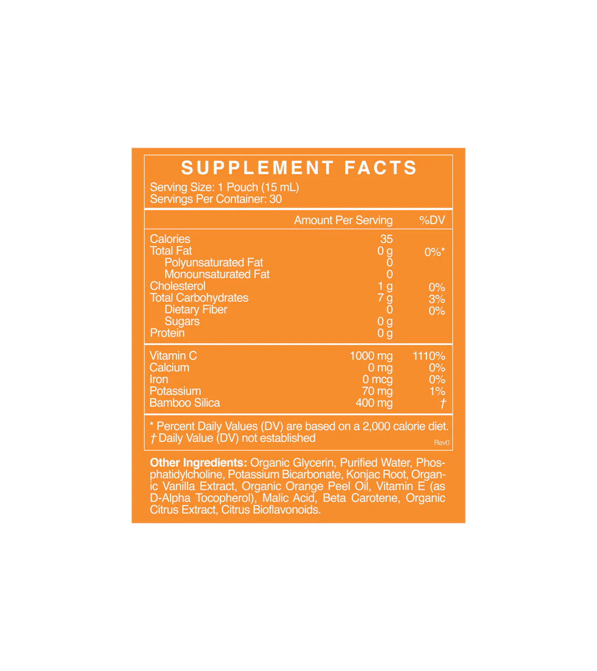 Synergy Liposomal Vitamin C 15 ml pouch